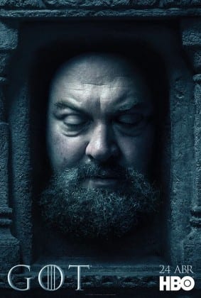 GAME OF THRONES | HBO divulga pôsteres de personagens para a 6ª temporada