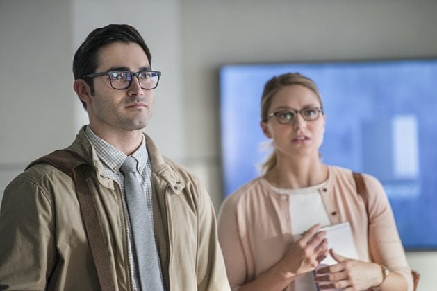 Clark e Kara em Supergirl