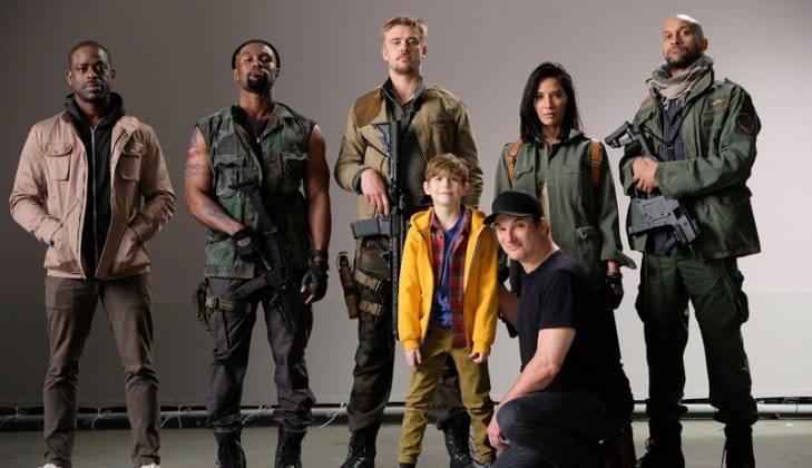 Elenco protagonista do filme Predador, dirigido por Shane Black