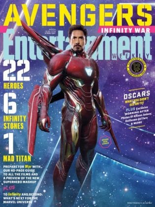 VINGADORES: GUERRA INFINITA | Revista revela capas e novas imagens do filme