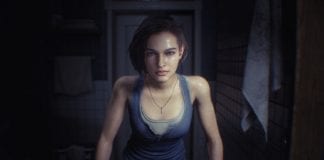 Imagem de Jill Valentine no início de Resident Evil 3