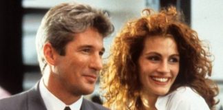 Richard Gere e Julia Roberts no filme de Romance Uma Linda Mulher