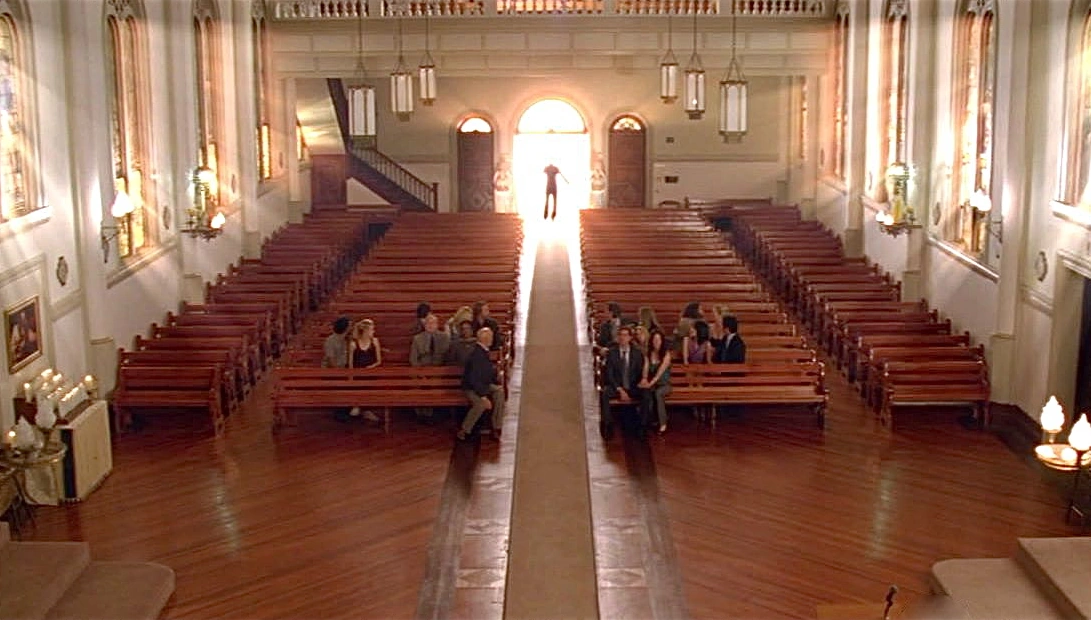 A Cena da igreja em Lost