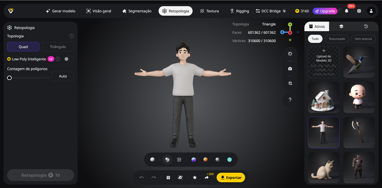 Um Guia Completo da Tripo: Como Funciona este Gerador de Modelos 3D com IA Tripo Imagem 6
